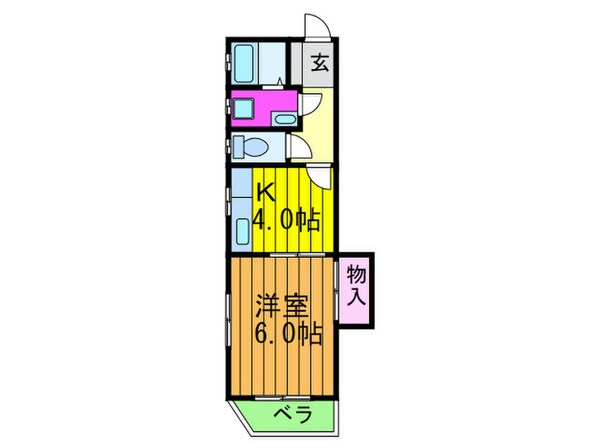 タナカハイツの物件間取画像